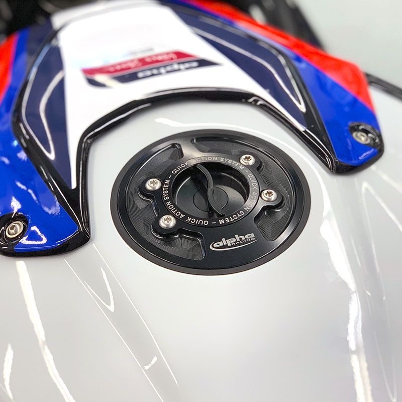 Alpha Racing 2019+ BMW S1000RR Quick Release Keyless Fuel Cap