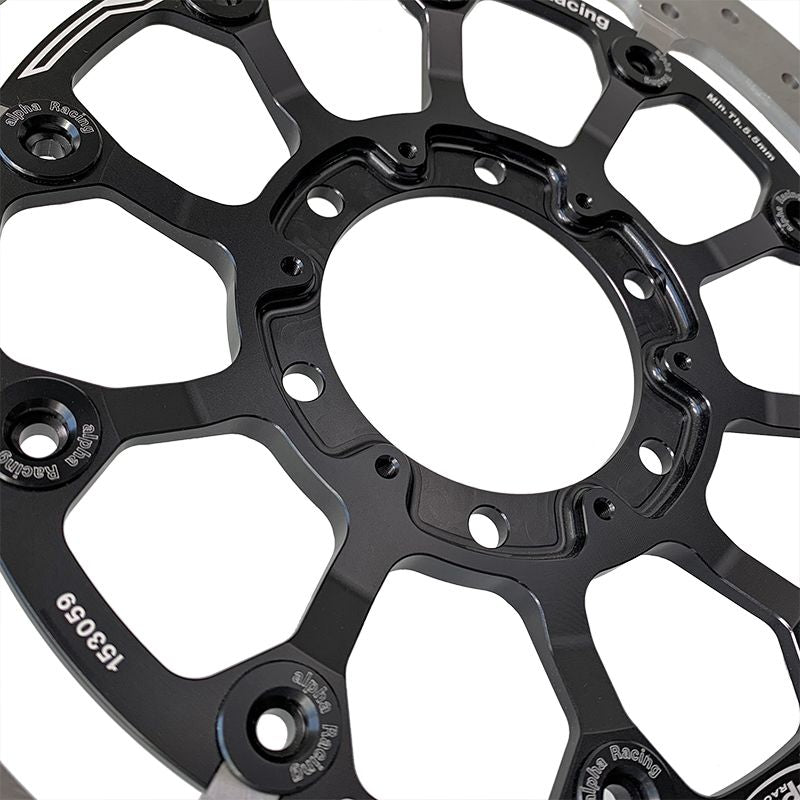 Alpha Racing 2019+ BMW S1000RR Brake Rotors - Öhlins FGR forks