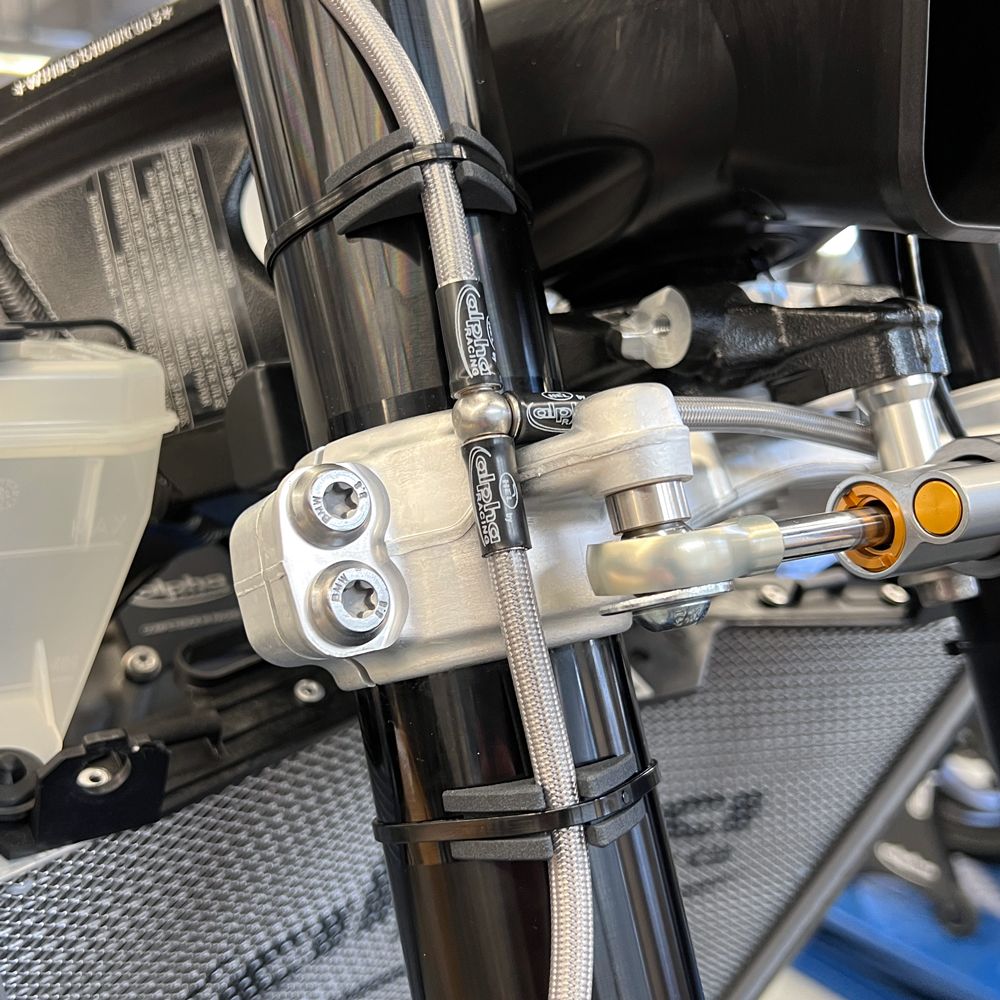 Alpha Racing Mounting Kit Front Brake Line