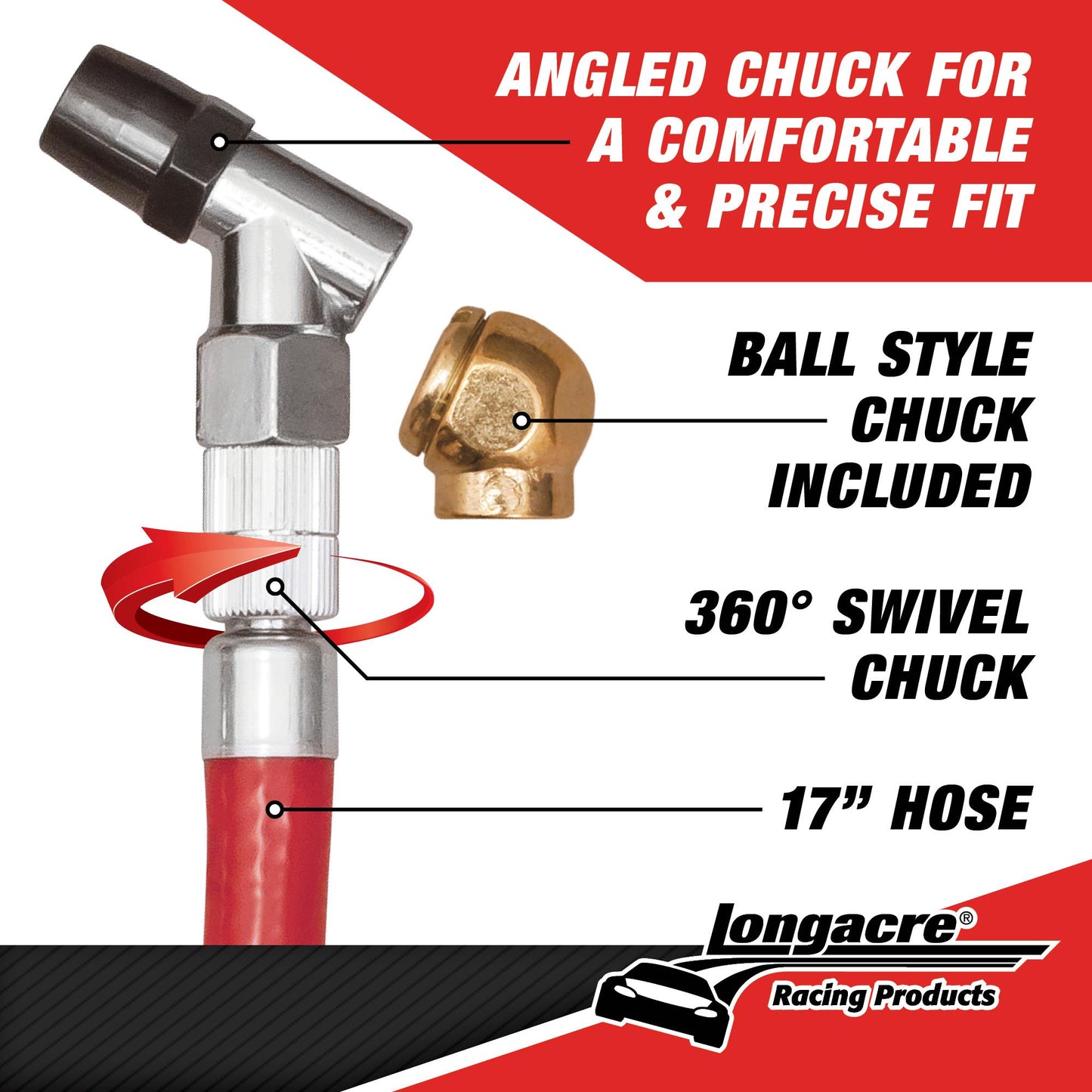 Longacre Magnum™ 3 ½” Tire Gauge