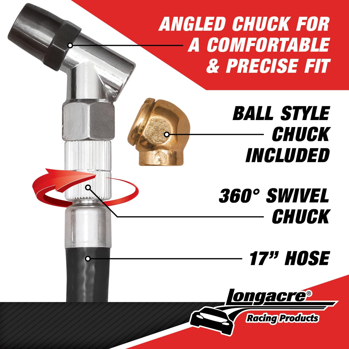 Longacre Pro Digital Tire Pressure Gauge 0-60PSI