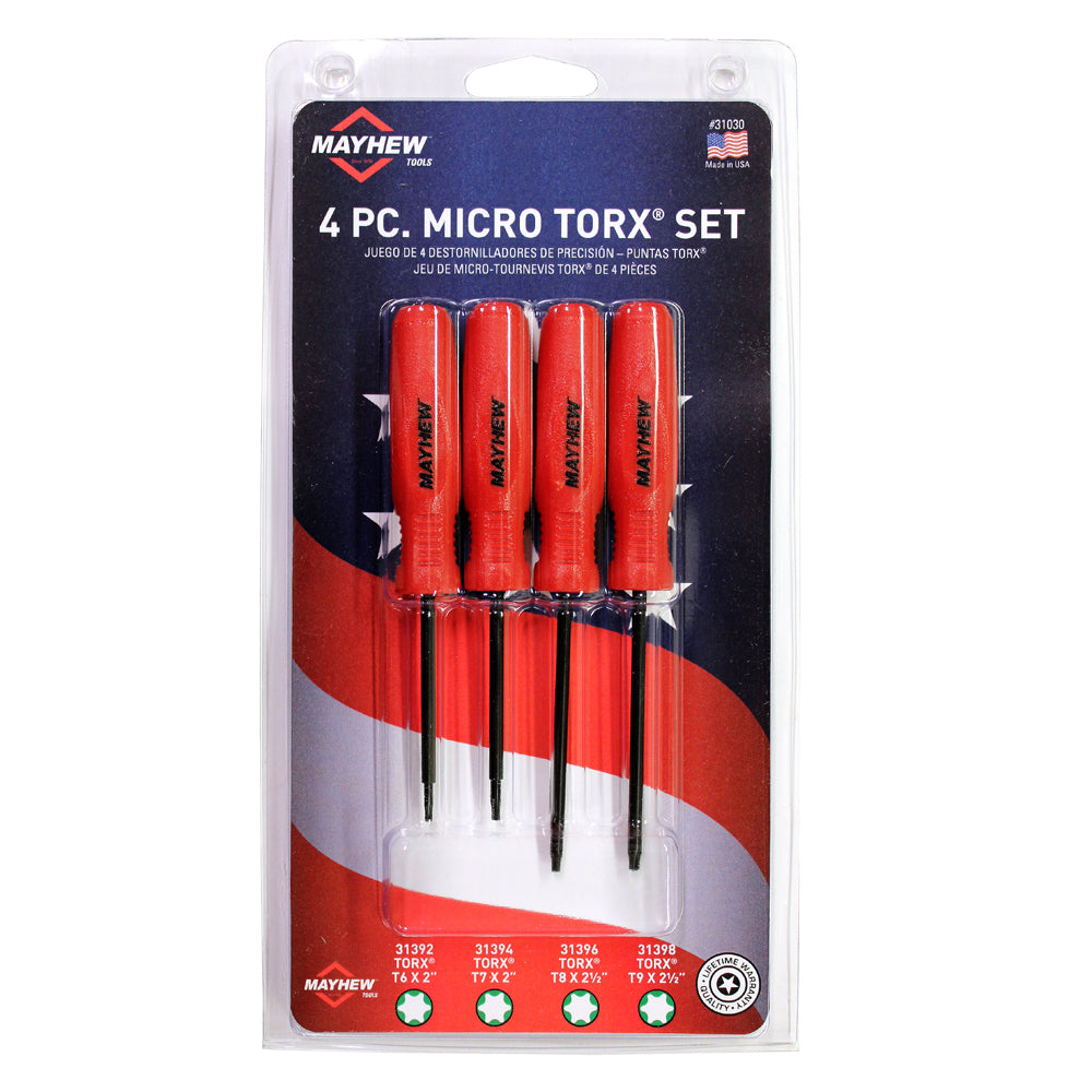 Mayhew Tools 4PC Micro Screwdriver Set