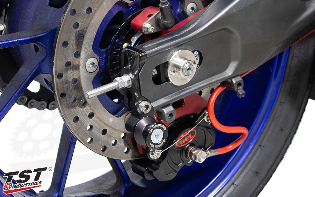 TST Industries 2022+ Yamaha R7 Spooled Captive Chain Adjusters