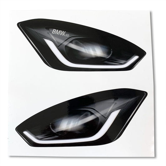 Alpha Racing 2019+ BMW S1000RR Headlight Sticker Kit Racing Bodywork